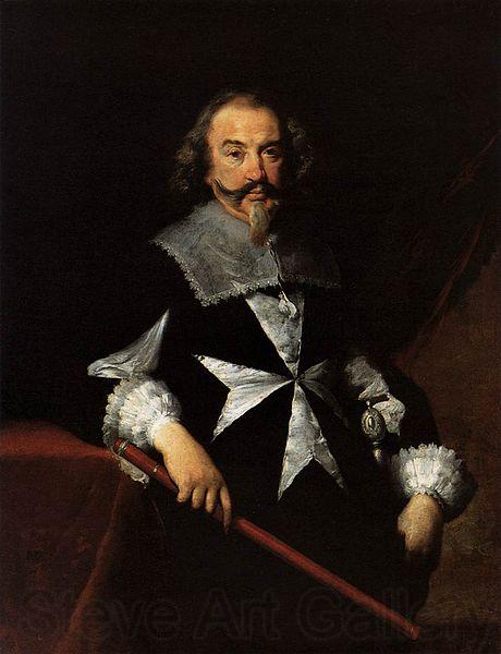 Bernardo Strozzi Portrait of a Maltese Knight Spain oil painting art